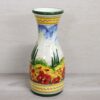 Bottiglia in ceramica decorata a mano "Paesaggio Papaveri"