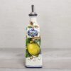 Bottiglia Olio in ceramica decorata a mano "Limone Nuovo"